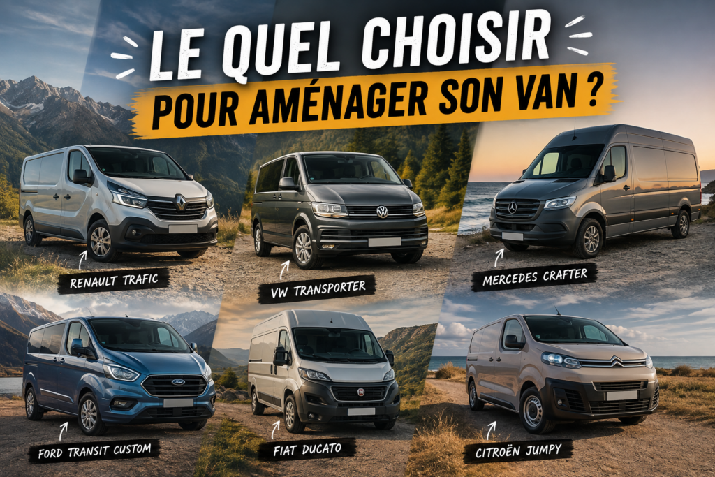 Quel van choisir pour son aménagement ? Avec photos de divers utilitaires.
